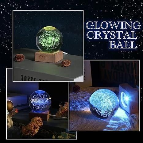 3D Crystal Lamp Ball – Elegant Glow That Transforms Your Space